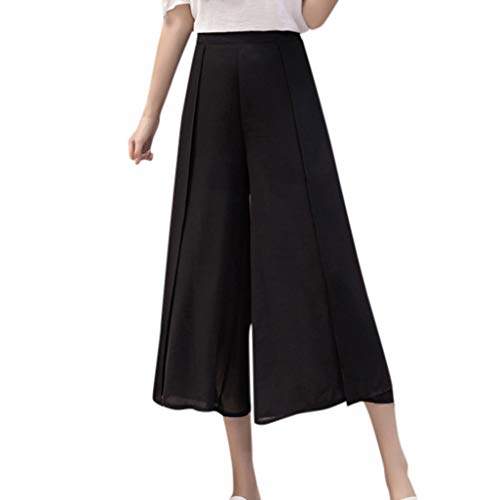 black loose fit trousers ladies