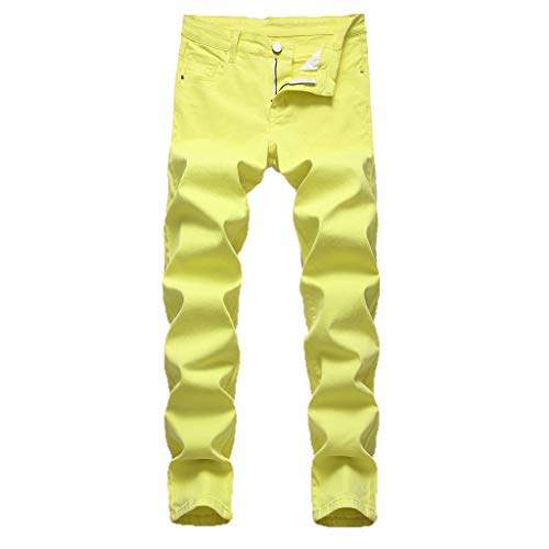 yellow denim jeans mens