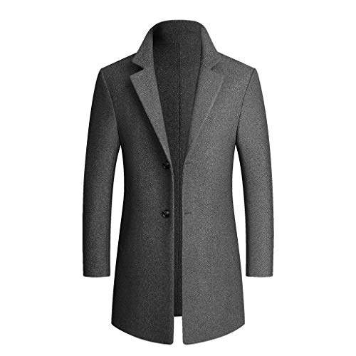 slim fit black overcoat
