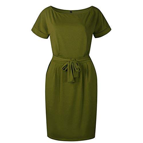 army green summer dress