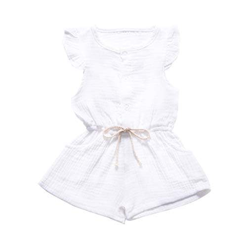 baby girl white jumpsuit