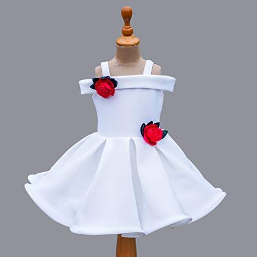 white frock dress for girl