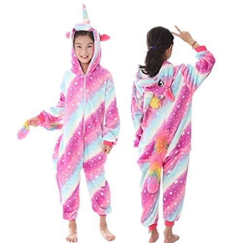 Buy Kigurumi Girls Boys Winter Pajamas New Unicorn Anime Onesies Kids Sleepwear Flannel Warm Jumpsuit Children Pajama Features Price Reviews Online In India Justdial
