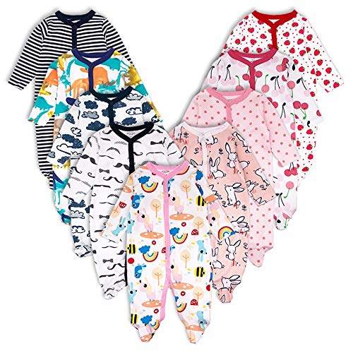 newborn footed romper