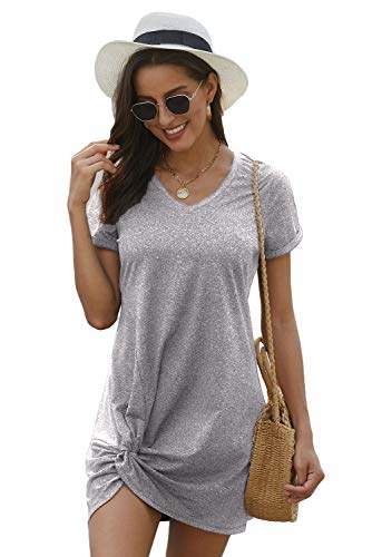Buy Boldgal Women S One Piece Party Short Side Knot Dress Grey X Large Features Price Reviews Online In India Justdial