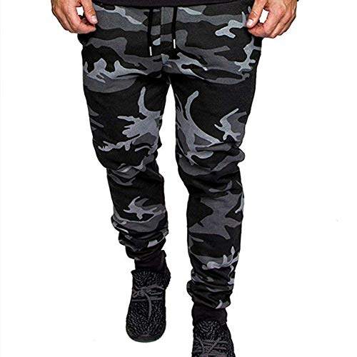 elastic camo pants
