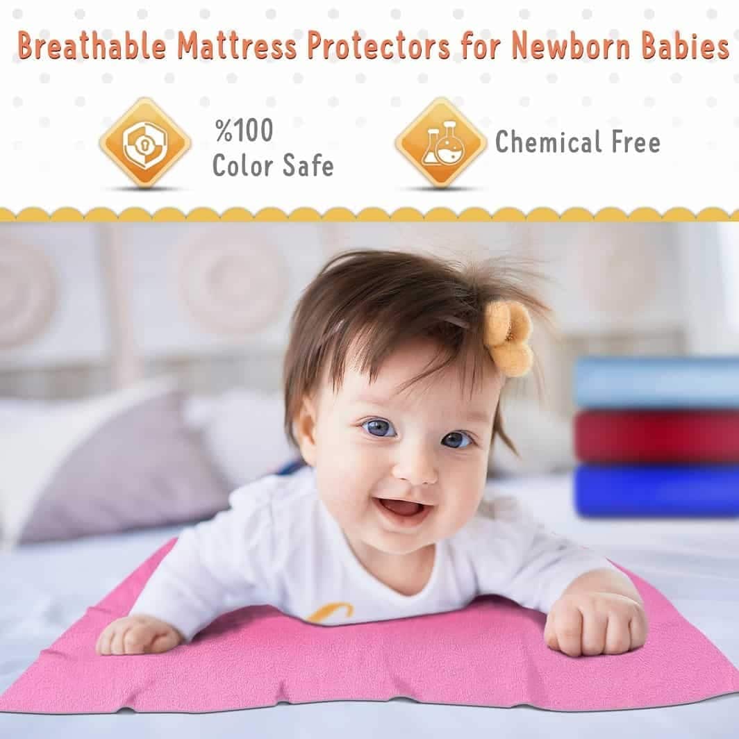Baby Crib Bedding Protector Pink in Delhi at ₹ 35 ₹ 350 Pc