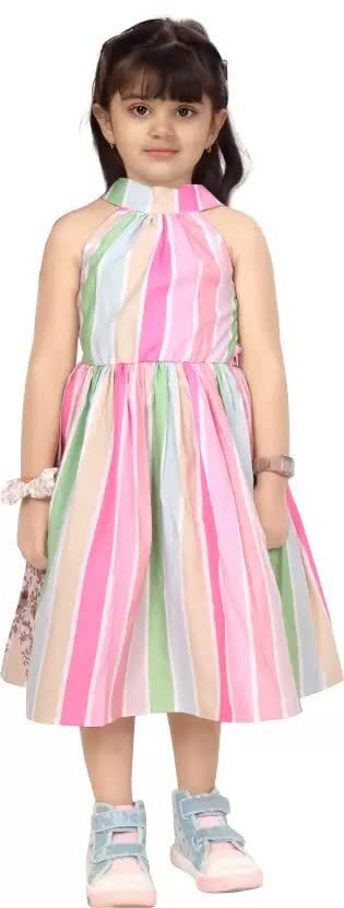 Baby Girls Below Knee Casual Dress in Delhi at ₹ 300 ₹ 400