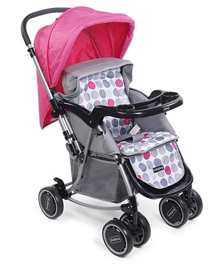 babyhug stroller with rocker