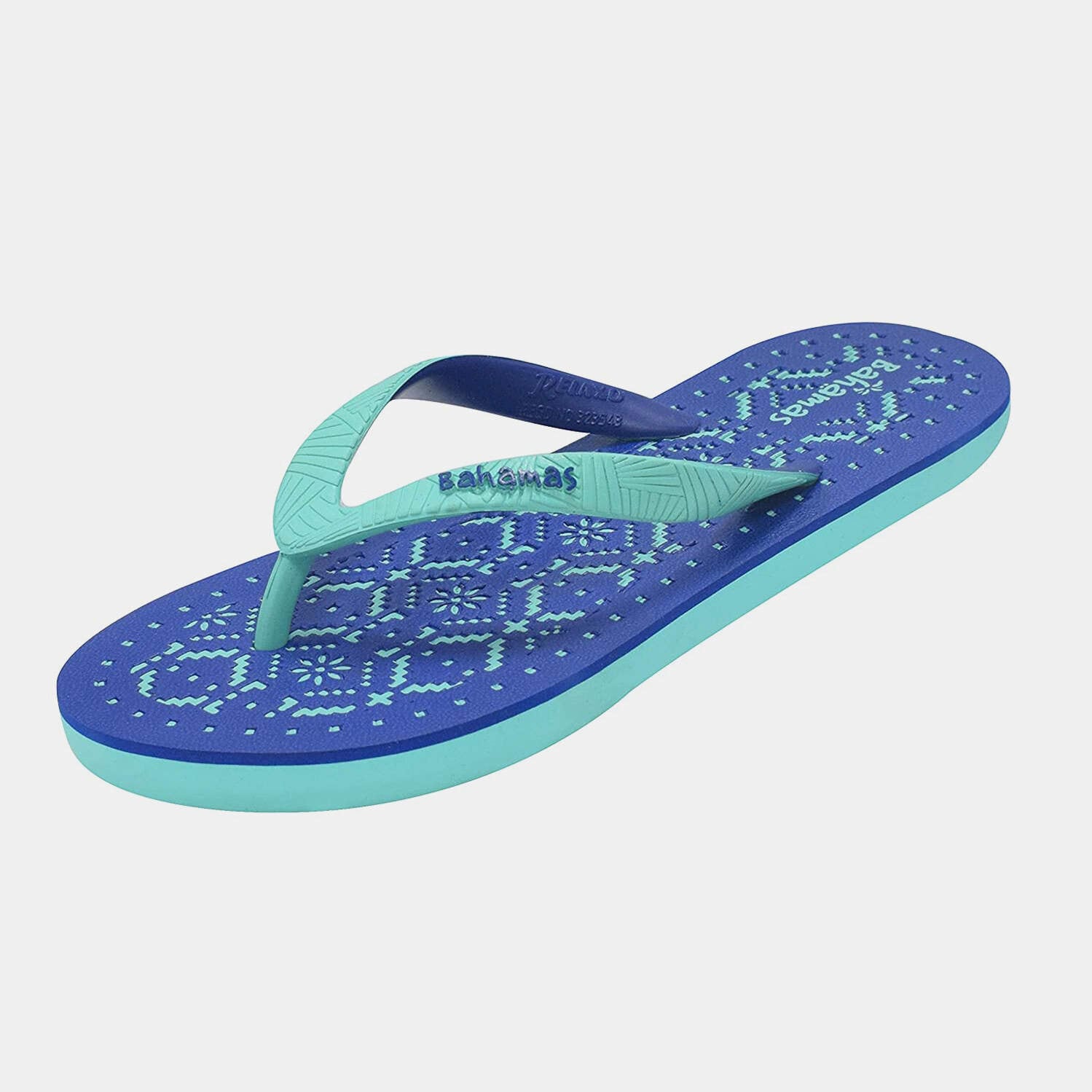 Bahamas Slippers-5 Uk (Bh0101L_Gmbl0005) Green Mint Blue Women in