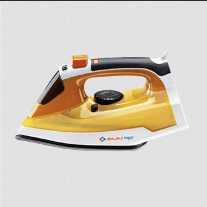 Bajaj 1000W Dry Iron with Temperature Control - Stainless Steel