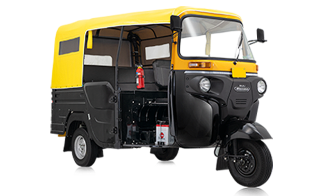 Bajaj Maxima X Wide 4-Seater CNG (Black Yellow) in Basti at