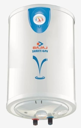 Bajaj Shakt ABS ltr Storage Geyser (White, Blue) in Delhi at
