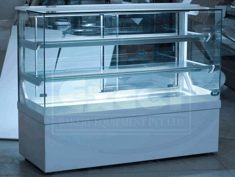 Bakery Display Showcase Milky White
