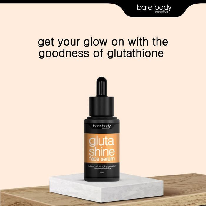 Bare Body Essentials Glutashine Face Serum 25 ML in Ahmedabad at ₹ 600 /  Unit by Jsr Healthcare Pvt Ltd