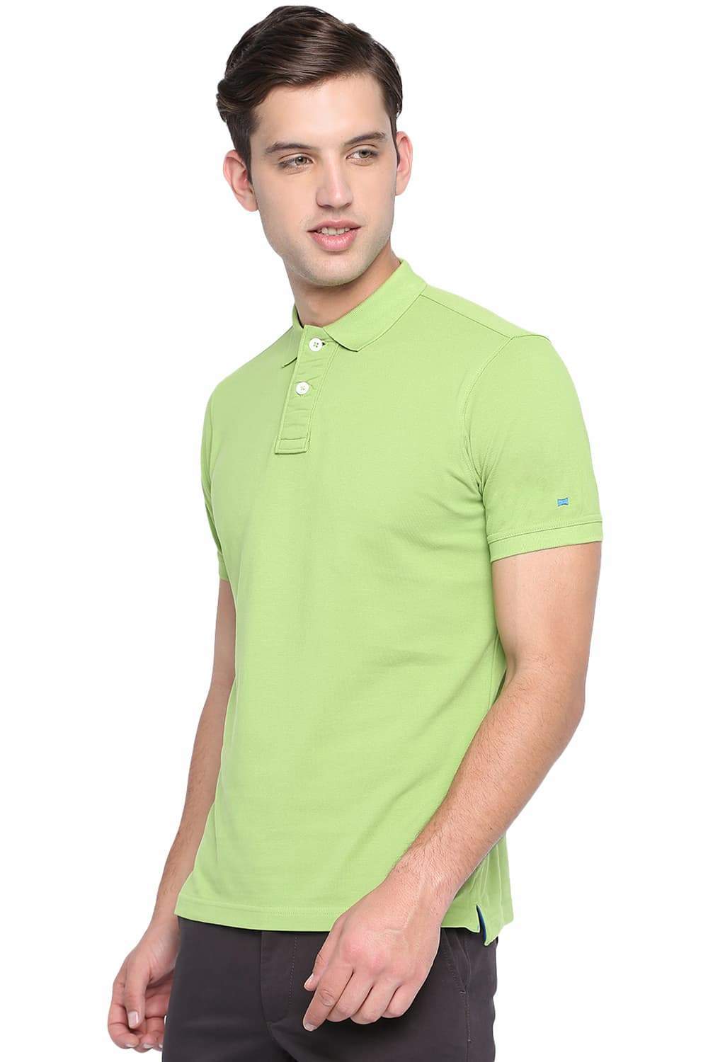 parrot green polo t shirt