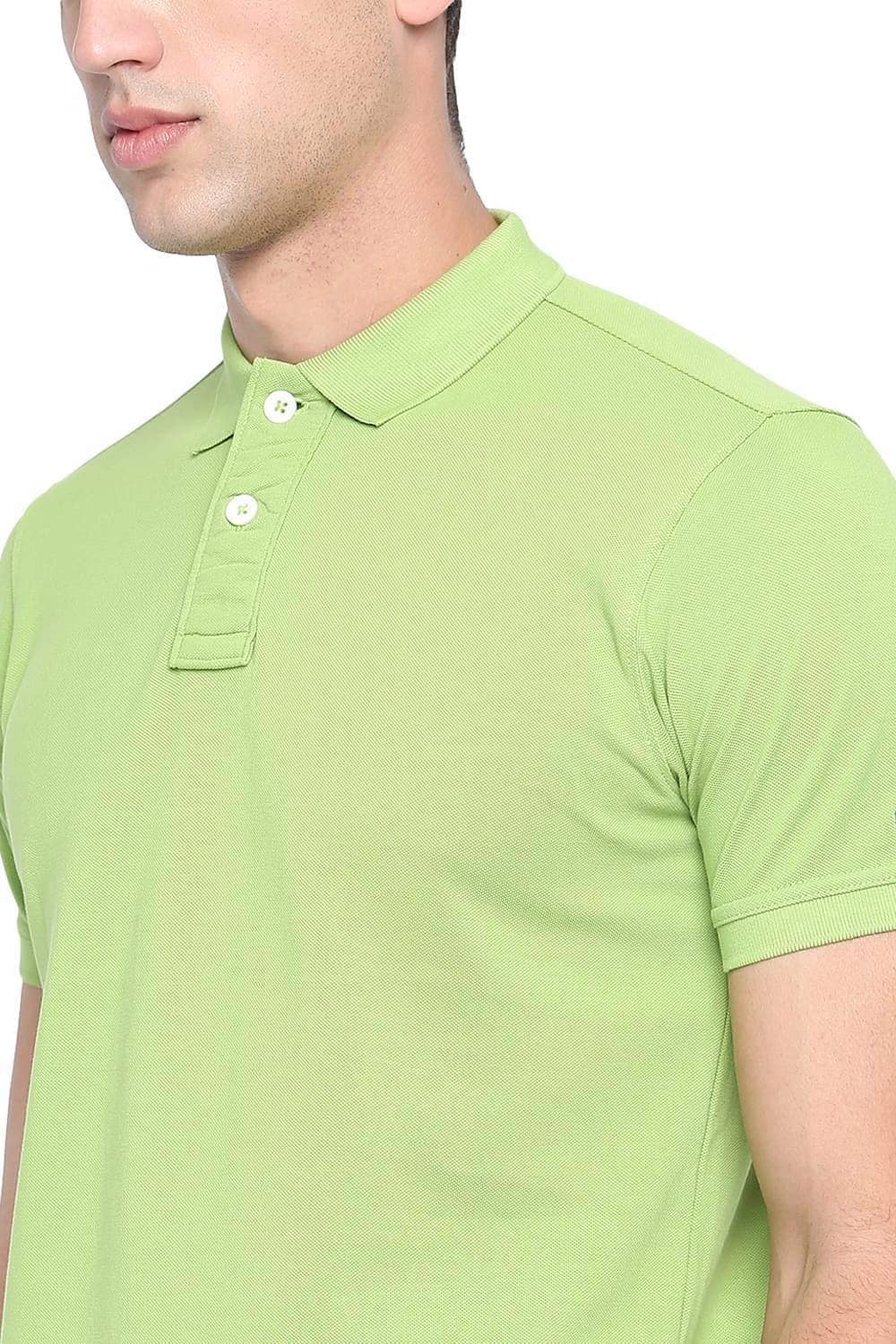 parrot green polo t shirt