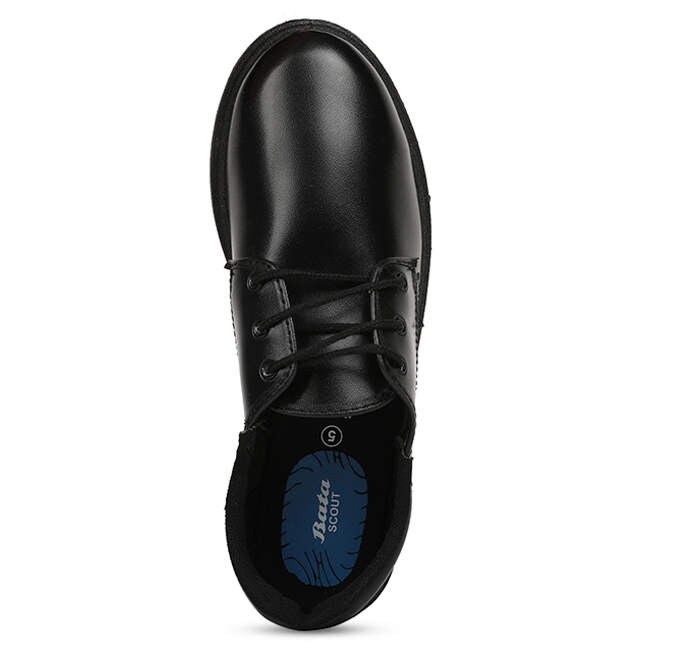 Bata School Kits Uniform Shoes (Black, F421638800, Size: mm) in