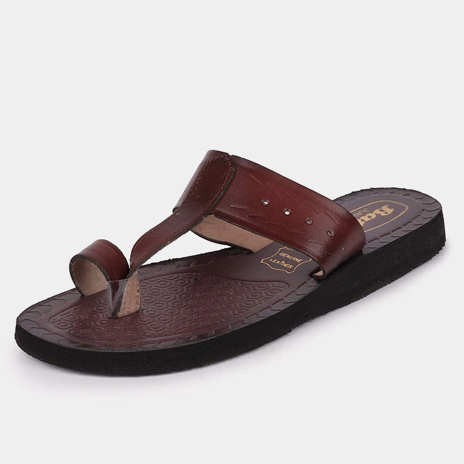 Bata Macho Ring Toe Outdoor Mens Slippers (Brown, 6) in Kanpur at