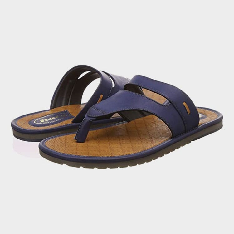 Bata Glance Th Hawaii Thong Casual Mens Sandals (Blue, UK) in