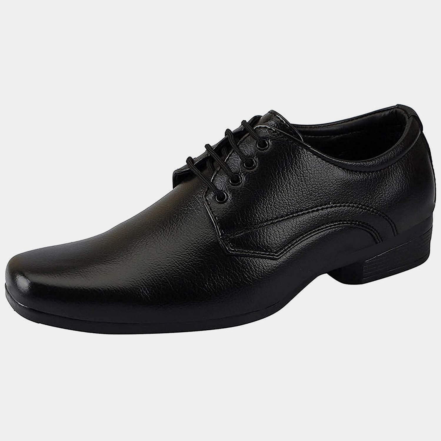 Bata Mens Lace Up Leather Formal Shoes Black in Ahmedabad at