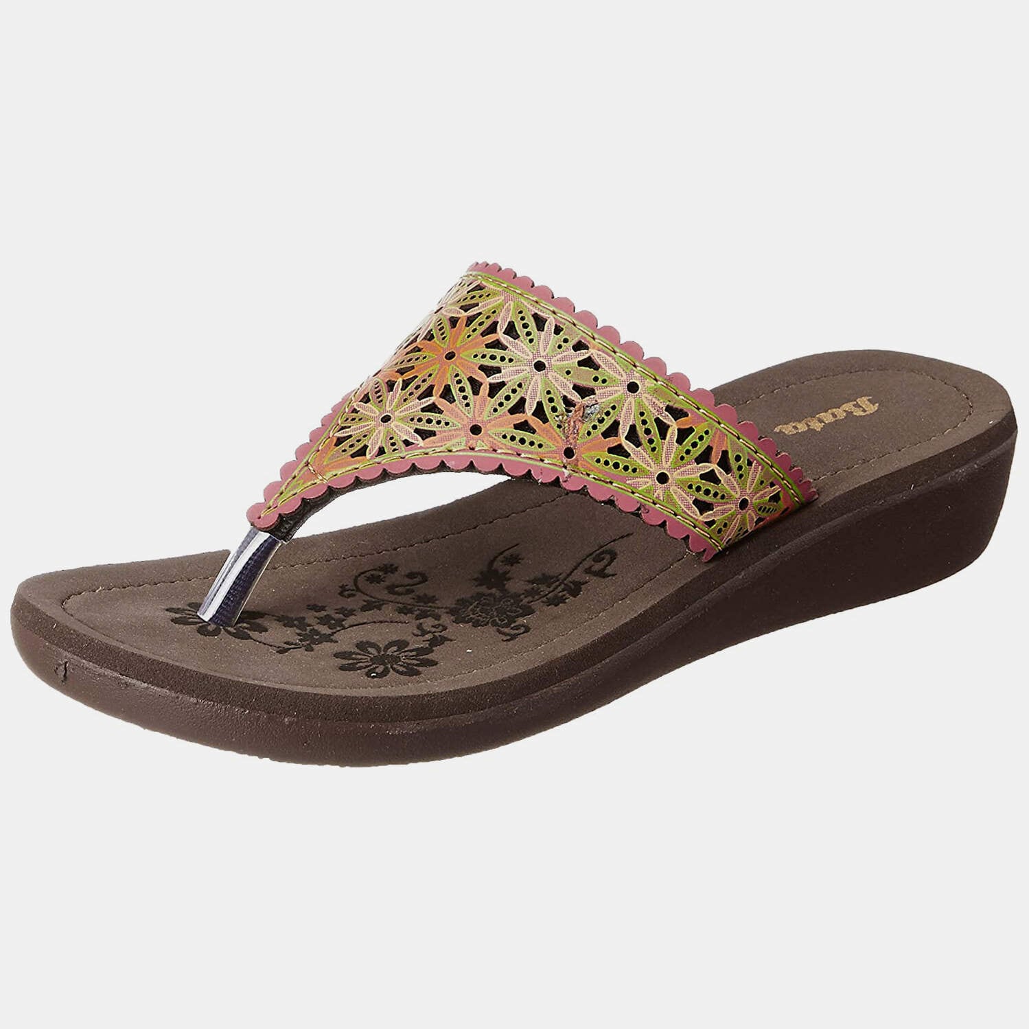 Bata Mexico Laser Fashion Womens Sandal (Multicolor, 4) in Mumbai