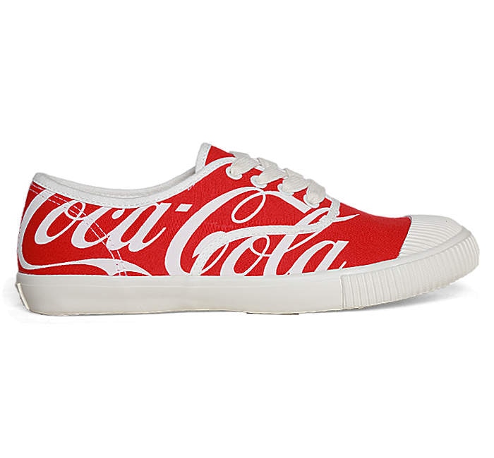 Bata Red Tennis Coca Cola Signature Casual Shoes For Men [6] in - Main Image