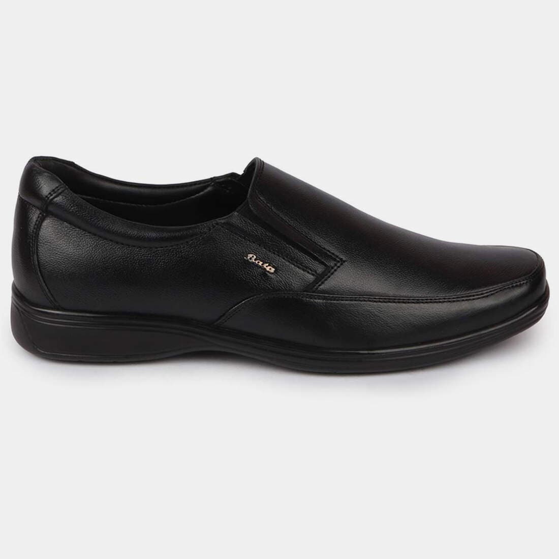 Bata Remo Leather Slip Men's Formal Shoes (Black) in Mumbai at