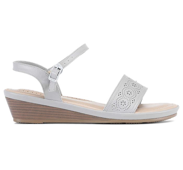 bata grey sandals