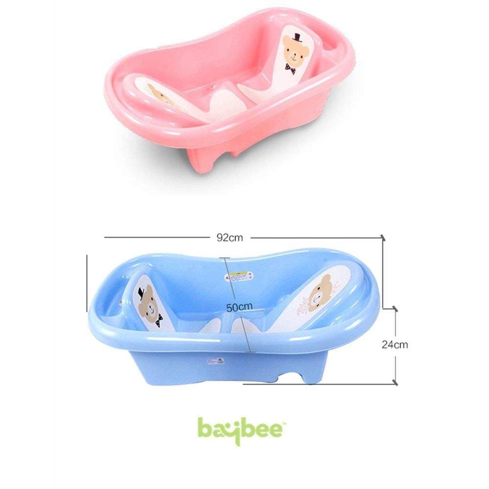 BAYBEE Amdia Multistage Bath Tub Newborn To 18 Month (Pink) in