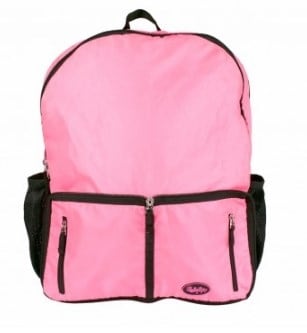 Be For Bag Double Zipper Foldable Backpack Pink in Delhi at ₹ 664