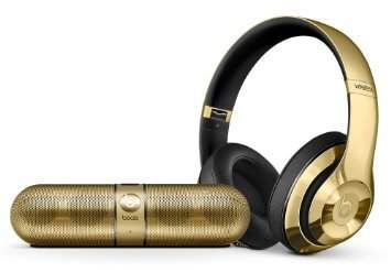 beats pill gold