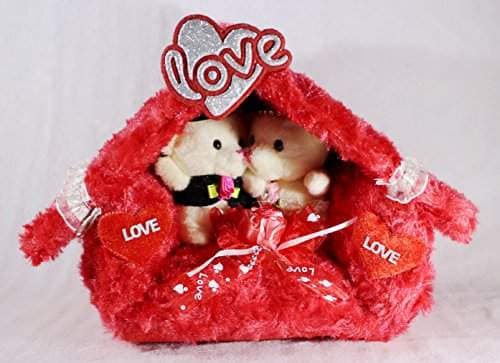 red love teddy bear