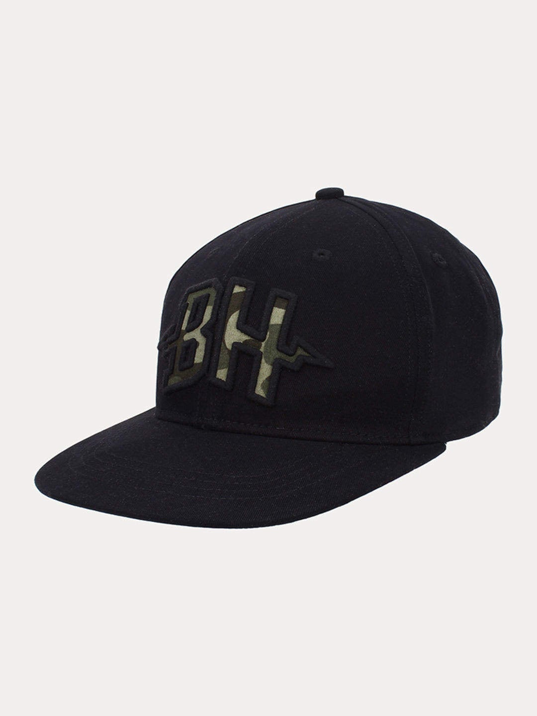 Being human Black Printed Baseball Cap (503576, Size - OS) in 