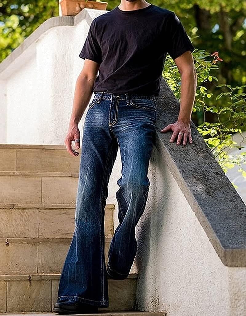 Bell Bottom Jeans For Men's, Size 38 in Delhi at ₹ 200 ₹ 1,500