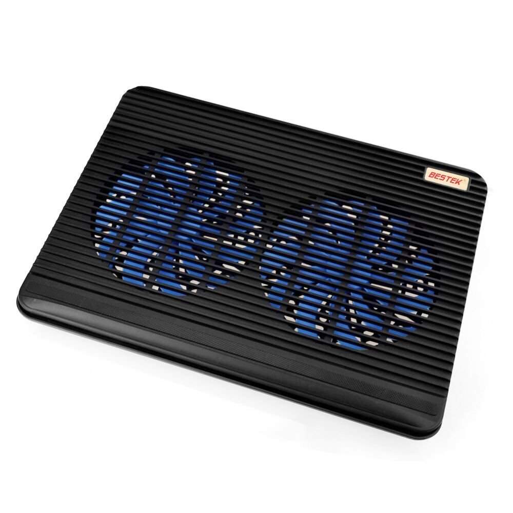 Buy Bestek Laptop Cooling Pad Cooler Adjustable Angle And Wind Speed Laptop Stand With Dual Led Fans And Usb Ports For 10 17 Gaming Laptop Notebook Computer Mobile Workstation 2 Fans Features Price