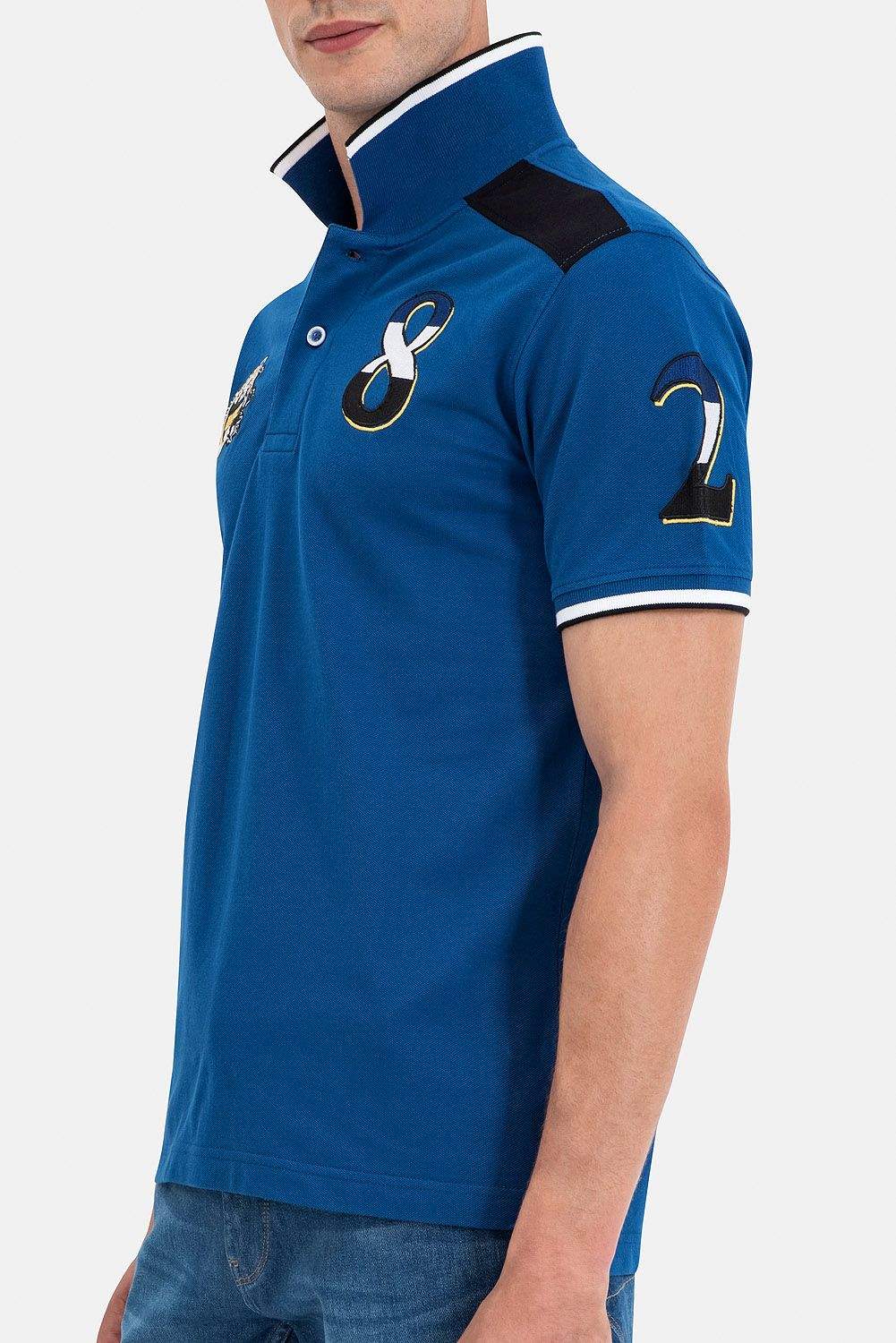 BEVERLY HILLS POLO CLUB Keeping It Real Birdseye Polo T Shirt Baltic Blue S in Pune at 380 Unit by Rajveer Enterprises Justdial