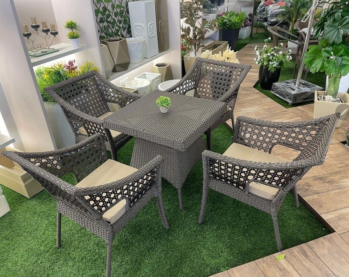 Bhuvi Outdoor Furniture Premium Balcony Table Chair Set in Delhi