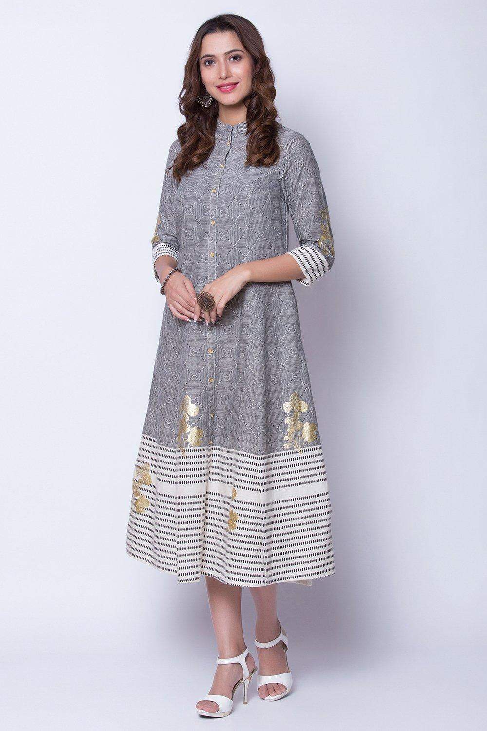 BIBA Black Cotton Flax Kalidar Dress - 38 cm in Allahabad at 2,659 - 2,799 by Raja Fashion - Justdial BIBA Black Cotton Flax Kalidar Dress - 38 cm in Allahabad at 2,659 - 2,799 by Raja Fashion - Justdial