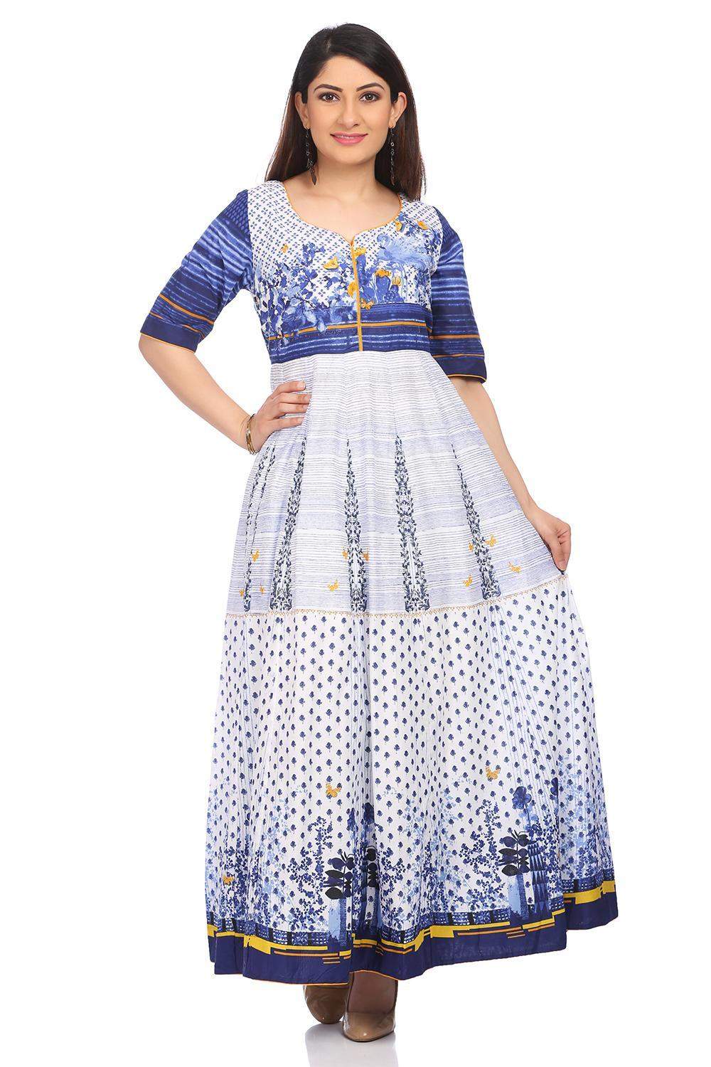 denim dress long maxi Denim Dress / Sleeveless Blue Dress with hood / Long Blue Denim Dress : The Soul of The Orient Collection No.4