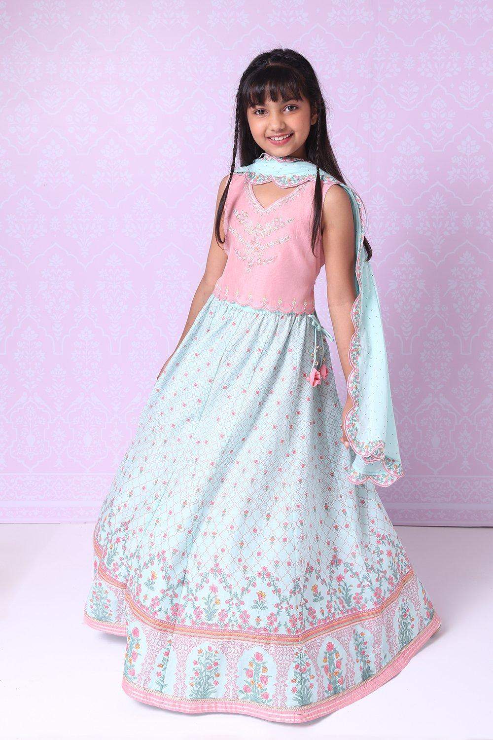 Mint Blue Lehenga Get Best Price from Manufacturers & Suppliers in India