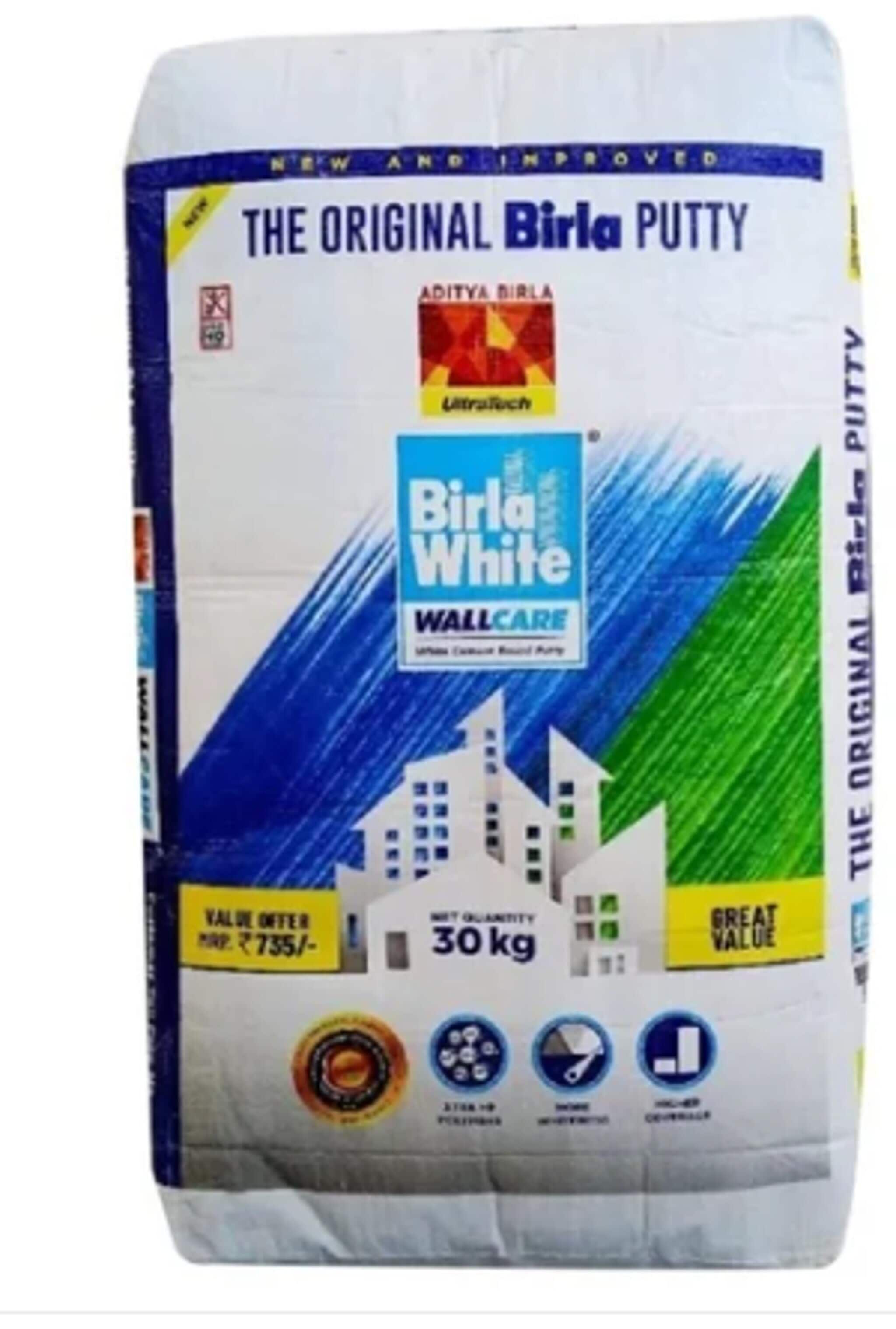 Birla White Wall Care Putty, Packing Size 30 Kg in Goa at ₹ 735