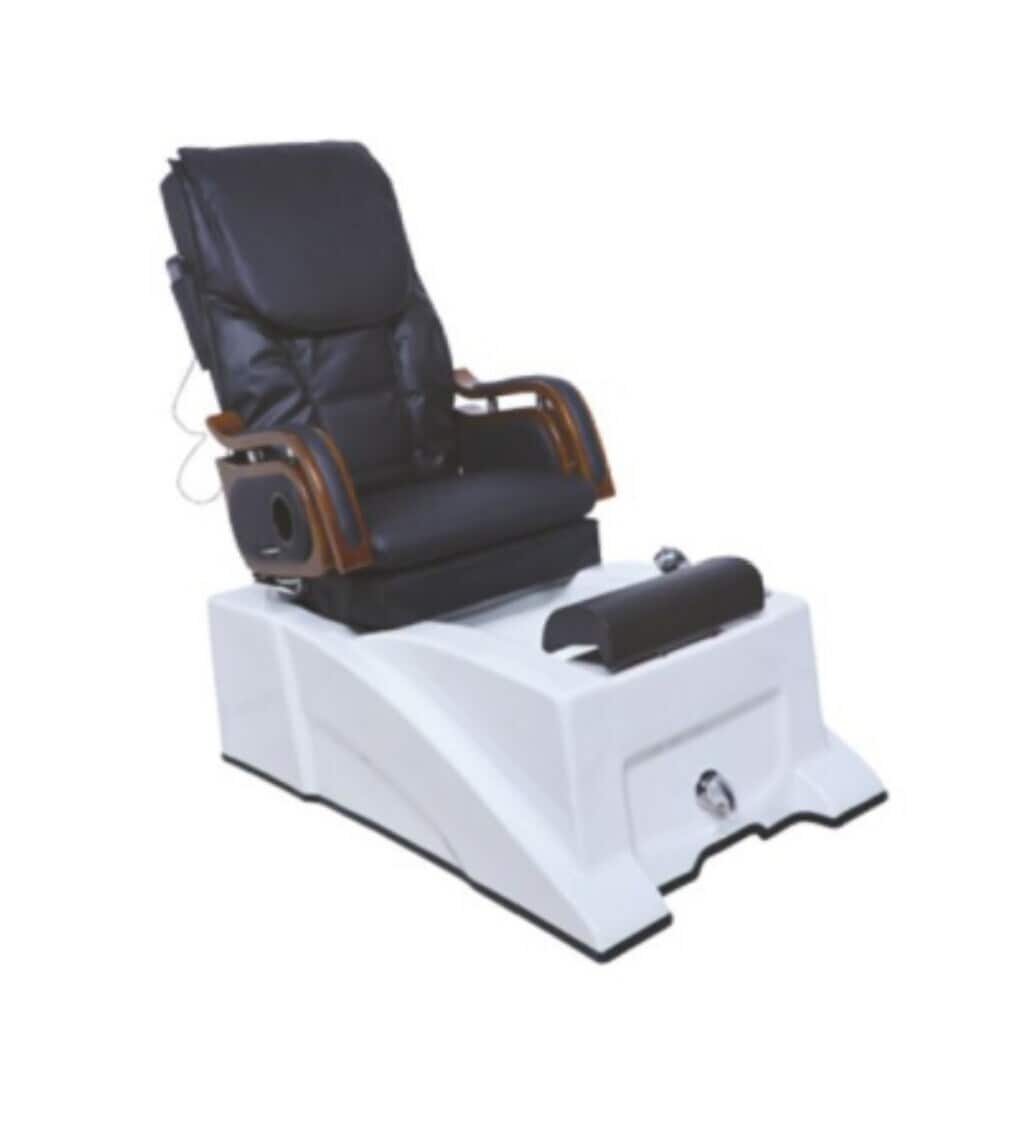 Black Color Stylish Design Modern Leather Pedicure Chair, Model No