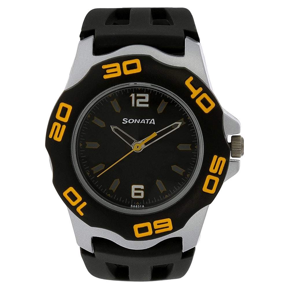 Buy Sonata Grey Dial Black Plastic Strap Mens Watches 77073PP03 Online Best Price Sonata Grey Dial Black Plastic Strap Mens Watches 77073PP03 Justdial Shop Online