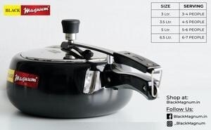 Black Magnum Pressure Cooker L Magnum Pressure Cooker With Strong