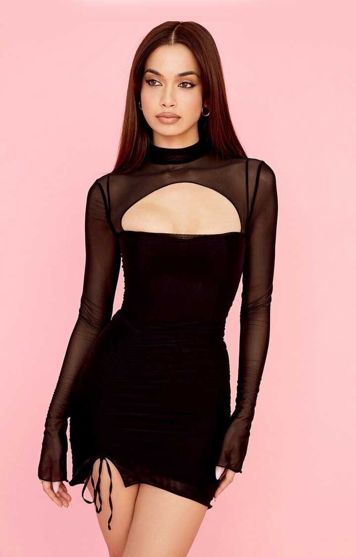 Black Net Ladies Night Dress in Delhi at best price by Ananya Enterprises -  Justdial