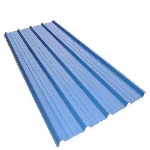 Blue Aluminium Aluminum Roofing Sheet, Thickness Of Sheet: Mm