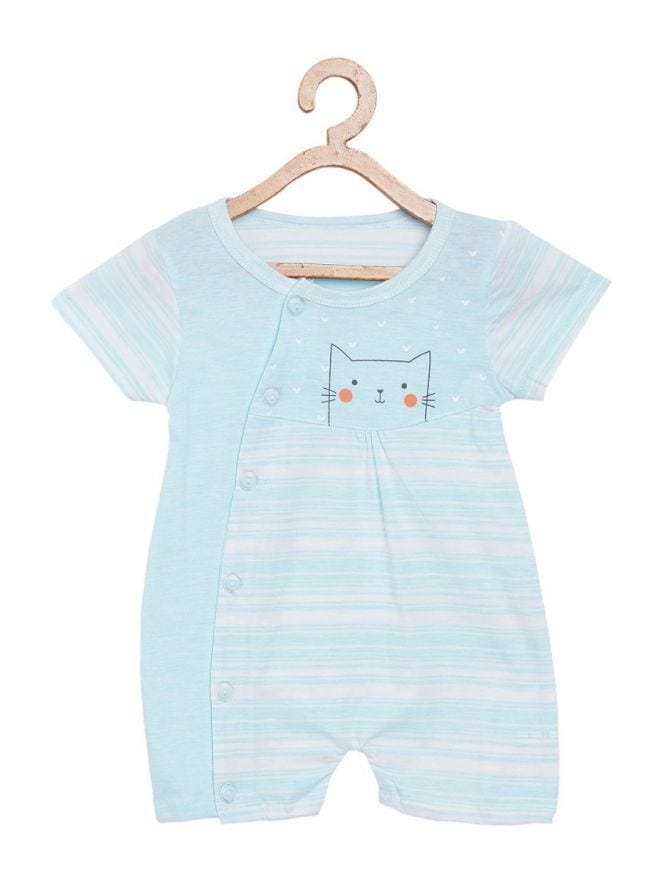 Blue Baby Boy Girl Cotton Half Sleeve Romper in Allahabad at