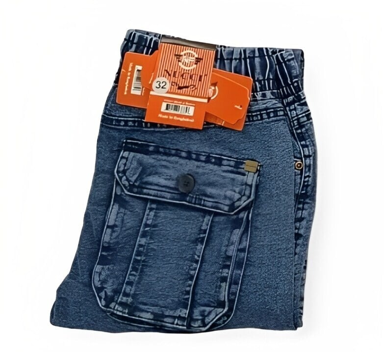 Blue Colour Slim Fit Stretchable Denim Jeans, For Men in Patna at - Main Image