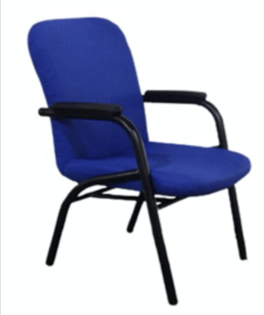 Blue Mesh Office Chair with Adjustable Arms, 650x600x1000 mm